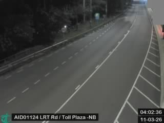 獅子山隧道公路近收費廣場 - 北行