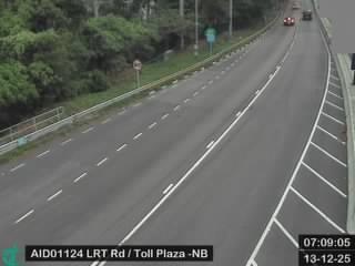 獅子山隧道公路近收費廣場 - 北行