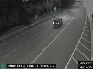 獅子山隧道公路近收費廣場 - 北行