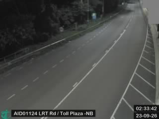 獅子山隧道公路近收費廣場 - 北行