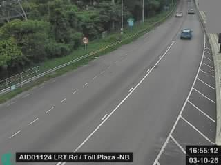 獅子山隧道公路近收費廣場 - 北行