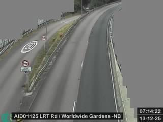 獅子山隧道公路近世界花園 - 北行