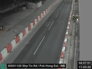 沙田路近博康邨 - 北行