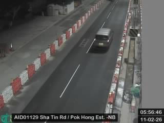 沙田路近博康邨 - 北行