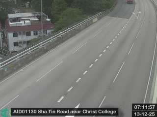 沙田路近基督書院 - 北行