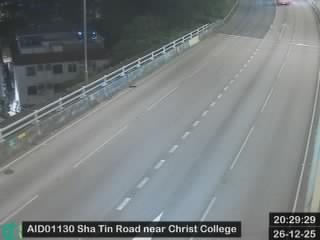 沙田路近基督書院 - 北行