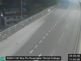 沙田路近基督書院 - 北行