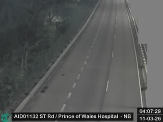 沙田路近威爾斯親王醫院 - 北行