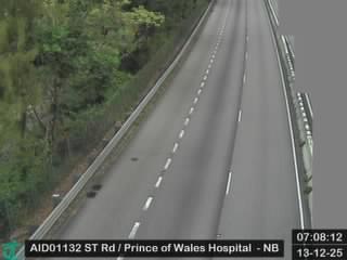 沙田路近威爾斯親王醫院 - 北行