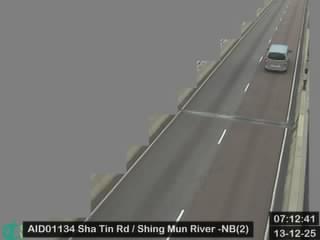 沙田路近城門河 - 北行