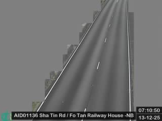 沙田路近火炭鐵路大樓 - 北行