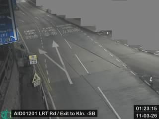 獅子山隧道公路近九龍出口 - 南行