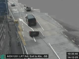 獅子山隧道公路近九龍出口 - 南行