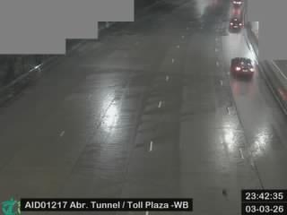 香港仔隧道近收費廣場 - 西行