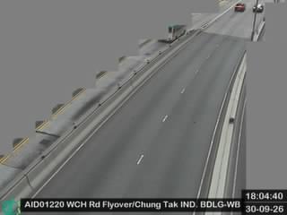 黃竹坑道行車天橋近長德工業大廈 - 西行