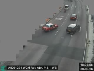 黃竹坑道近香港仔警署 - 西行
