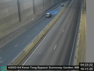 觀塘繞道近匯景花園 - 西行