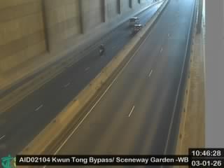 觀塘繞道近匯景花園 - 西行