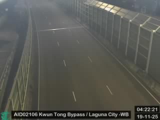 觀塘繞道近麗港城 - 西行