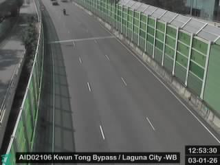 觀塘繞道近麗港城 - 西行