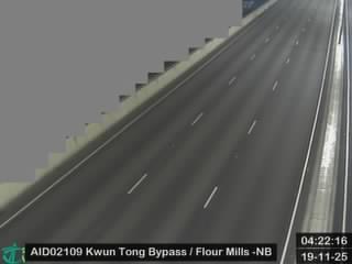 觀塘繞道近九龍麵粉廠 - 北行