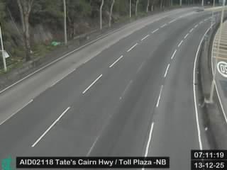 大老山隧道近收費廣場 - 北行