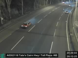 大老山隧道近收費廣場 - 北行