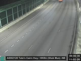 大老山公路近浸會大學 (石門) - 北行