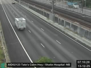 大老山公路近沙田醫院 - 北行