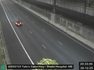 大老山公路近沙田醫院 - 北行