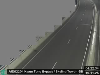 觀塘繞道近宏天廣場 - 南行