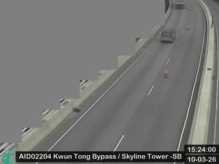 觀塘繞道近宏天廣場 - 南行