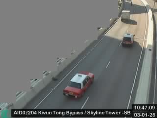 觀塘繞道近宏天廣場 - 南行