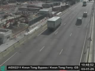 觀塘繞道近觀塘碼頭 - 東行