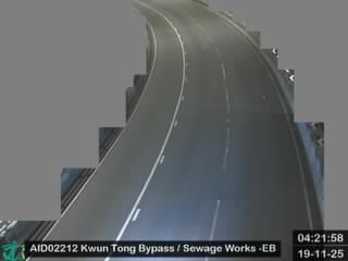 觀塘繞道近觀塘污水處理廠 - 東行