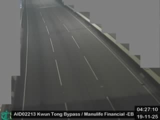 觀塘繞道近宏利金融中心 - 東行