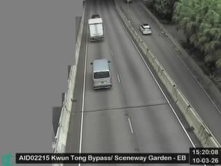 觀塘繞道近匯景花園 - 東行