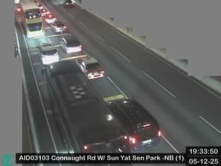 干諾道西近中山紀念公園 - 西行 (1)