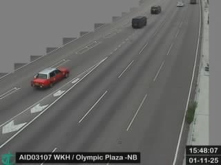 西九龍公路近奧海公園 - 北行