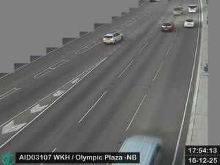 西九龍公路近奧海公園 - 北行