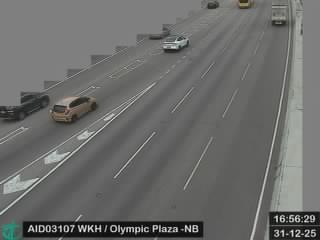 西九龍公路近奧海公園 - 北行