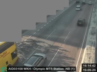 西九龍公路近港鐵奧運站 - 北行 (1)