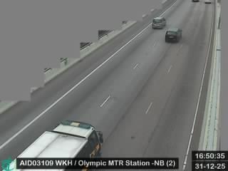 西九龍公路近港鐵奧運站 - 北行 (2)