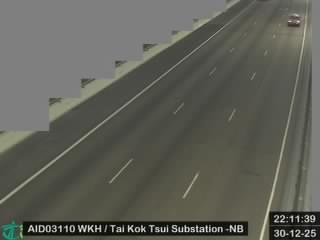 西九龍公路近大角咀變電站 - 北行