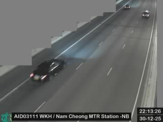 西九龍公路近港鐵南昌站 - 北行