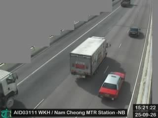 西九龍公路近港鐵南昌站 - 北行