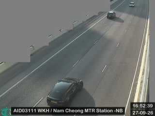 西九龍公路近港鐵南昌站 - 北行
