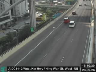 西九龍公路近興華街西 - 北行