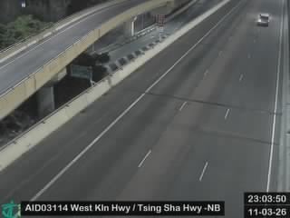 西九龍公路近青沙公路 - 北行