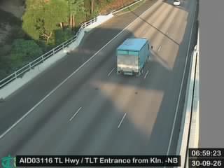 青朗公路近大欖隧道九龍入口 - 北行
